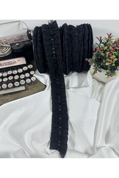 jasmina store incili kurdele detaylı zarif şifon şerit