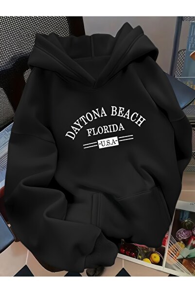 Deocept Mix Printed Oversized Unisex K Hooded Sweatshirt