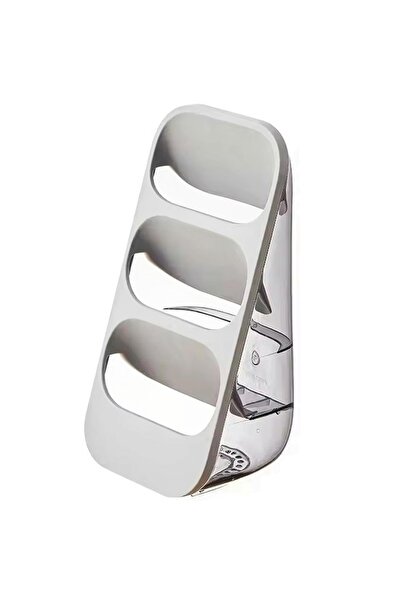 Aptel Cutlery stand, 3 tiers, plastic, grey+transparent, 33.5x16x13 cm