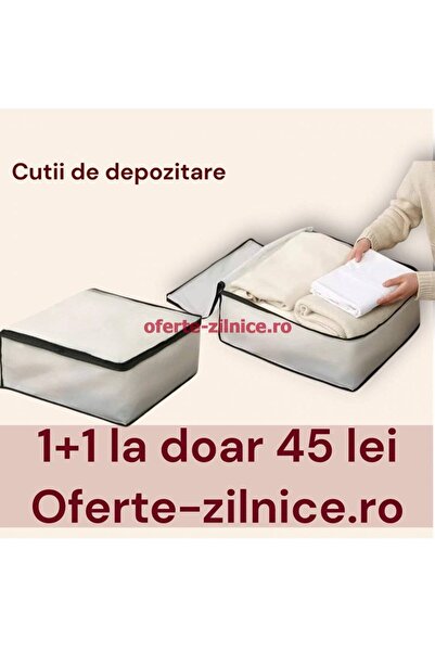 China Made Textile Storage Box with Lid 45×45×20 cm
