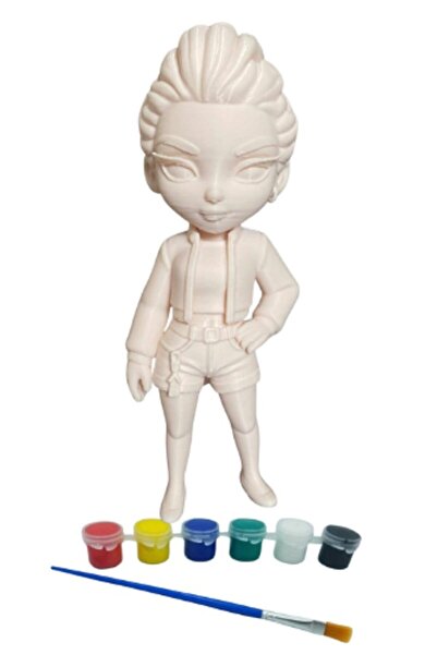 Deniz Store16 Kpop Rumi Figürü 3d Baskı Boyama Seti