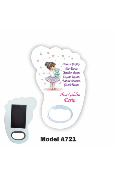 Nar Promosyon 30 Adet Mıknatıslı Ayak Açacak Magnet - Yanında Ambalaj Hediyel...