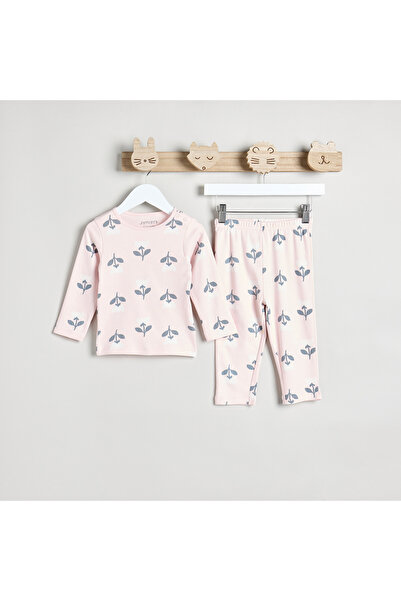 Juniors All-Over Print T-shirt and Pyjama Set