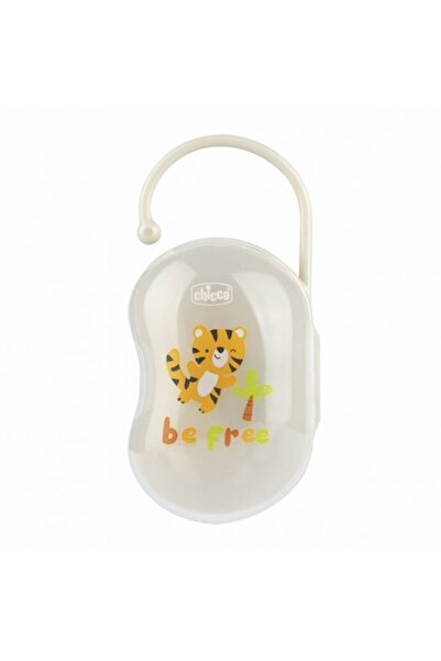 Chicco Cutie pentru doua suzete, Bee Free, fara BPA, +0 luni, Bej