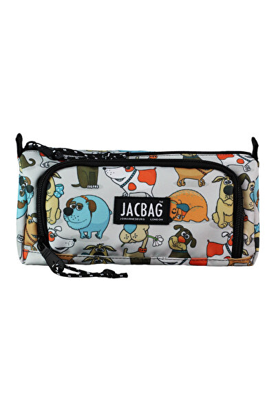 Jacbag Prime XL-Lastik Ayraçlı İki Bölmeli Kalem Kutusu