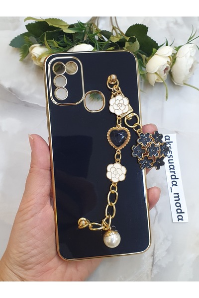 Aksesuarda Moda غطاء لامع مقطوع بالليزر متوافق مع هاتف INFINIX HOT 10 PLAY مع...