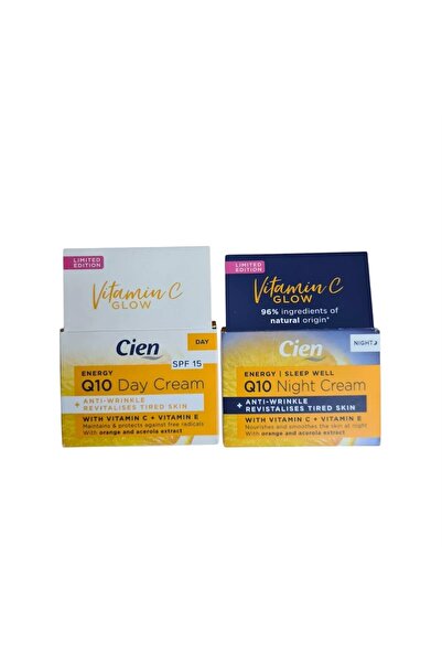 Cien C Vitamini Işıltı Veren Enerji Verici Kırışıklık Karşıtı Gündüz ve Gece ...
