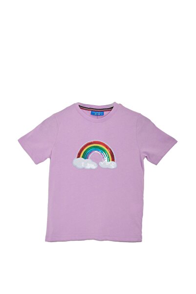 ALEXANDERGARDI Pul Payet Rainbow Patterned Children's T-Shirt (C22-90600)