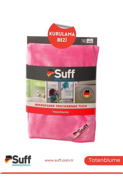 Suff Totenblume Mikrofiber Büyük Boy Duşakabin ve Banyo Kurulama Bezi 70x50 c...