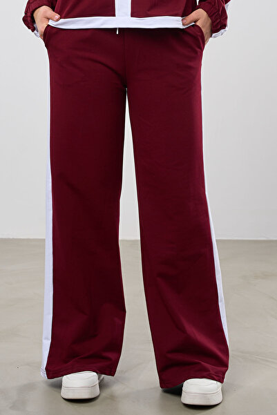 HANIQA White Stripe Sweatpants