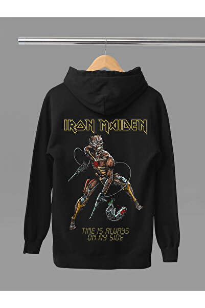 MAGORS سترة روك من القطن مطبوعة من IRON MAIDEN للموسم الجديد بأكمام طويلة مبط...