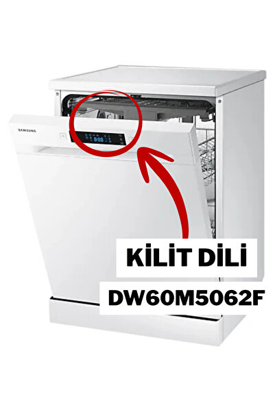 Zecir Samsung DW60M5062FW Bulaşık Makinesi Kapak Kilidi Dili – 3D Baskı Yedek...