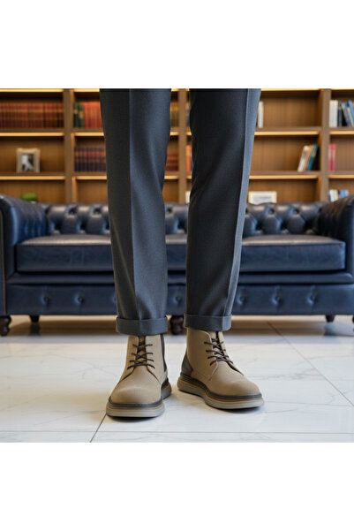 Luiz Paulo 9785 KAHVE HAKİKİ DERİ BOT