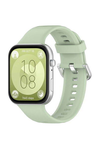 Techsuit Curea pentru Huawei Watch Fit 3 - Watchband 24mm (W061) - Light Green