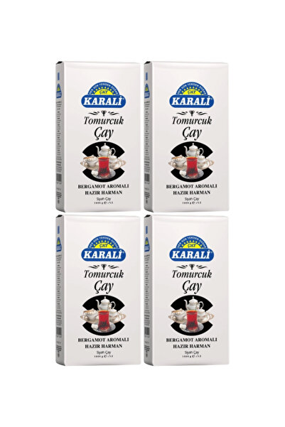 KARAALİ Karali Tomurcuk Bergamot Aromalı Dökme Çay 1000 Gr X 4 Adet