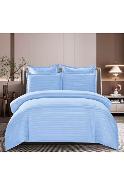 Sky Home Premium Damask Bed Linen - 6 Pieces, Fitted Sheet, 180x200x25 cm