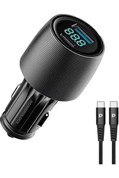 Powerology Velox 83W Dual-Port Car Charger