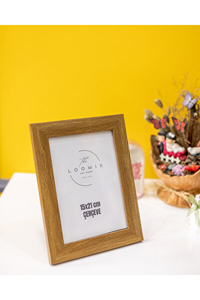 çınararthome 15X21 cm Wooden Photo Frame |   Original Glass |   Desktop Use