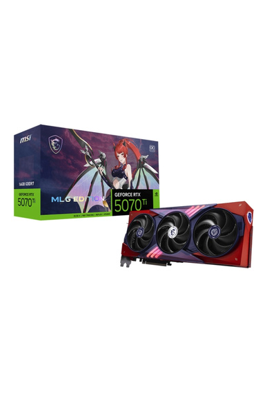MSI GeForce RTX 5070 TI 16G MLG EDITION GDRR7 256Bit DX12 Gaming (Oyuncu) Ekr...
