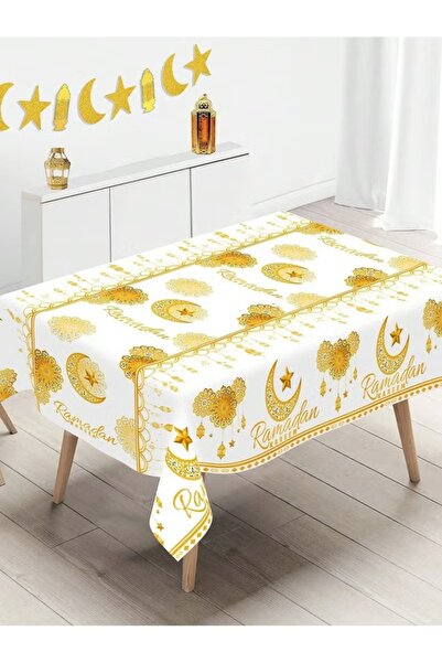 Generic Ramadan Tablecloth, Elegant Table Cover for Iftar and Suhoor Tables 1...