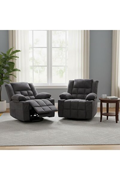 DEC4 Luxuriously designed rotating rocking recliner available in multiple colors