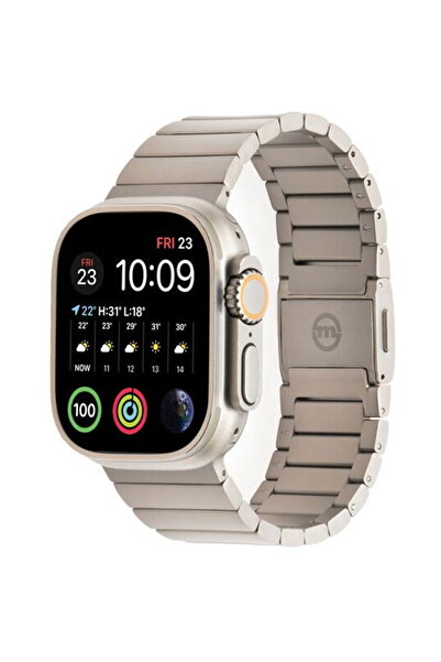 Mobile Origin Watch Titanium Band, silver - Apple Watch 49mm/45mm/44mm/42mm