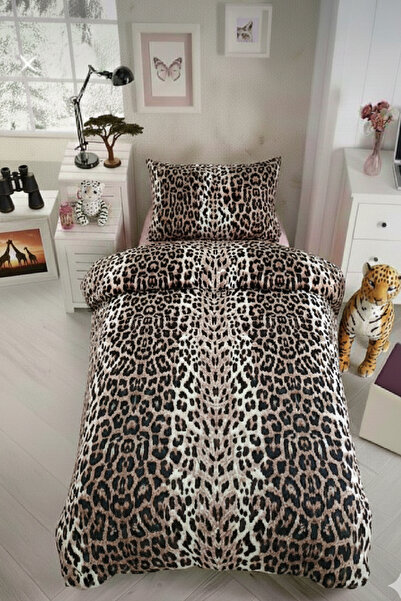 LaLiva Natural Healthy Cotton Lepoar Single Duvet Cover Set with Elastic Sheet