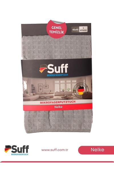 Suff Nelke Genel Temizlik Bezi Damalı 40x40 | Gri