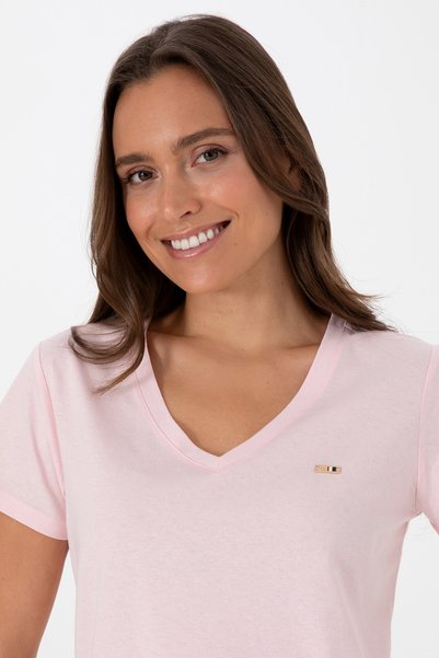 U.S. Polo Assn. Kadın Açık Pembe Tişört 50320026-VR078