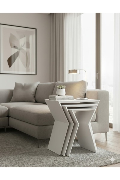 Erka Desıgn Luxury Erka Desıng Luxury Zıgora Modern Z Sehpa