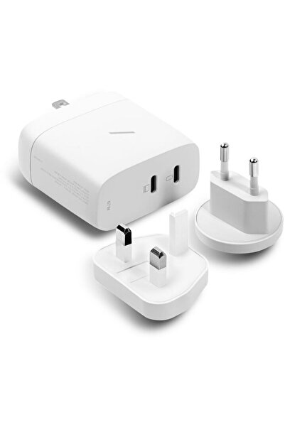 Native Union FAST-PD67-WHT-INT 2x USB Tip-C GaN PD 67W Alb