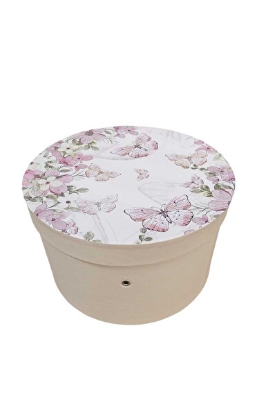 Inovius Baptism Suitcase Transport Box, Pink Butterflies - CTB22