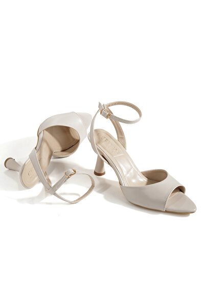 CEMAY Pointed Toe Painted Heeled Classic Heeled Women's Shoes