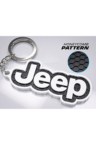 HİDRODEN Jeep Auto Key Chain - Car Key Chain - Jeep Logo Automobile Key Chain