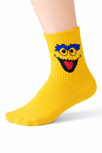 ALASEREN Unisex κολεγιακές κάλτσες – με σχέδια, καθημερινή χρήση