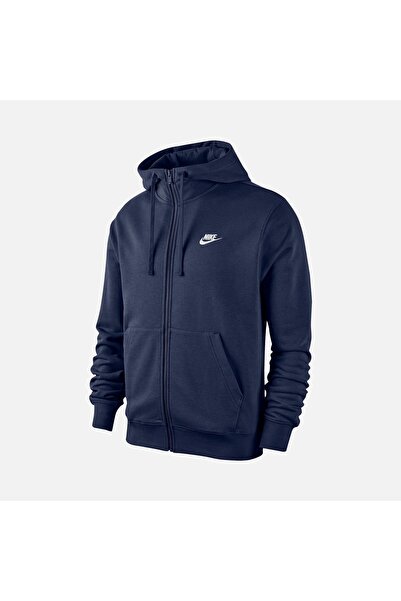 Nike Спортивний клуб Full Zip Hoodie Жіночий світшот Синій