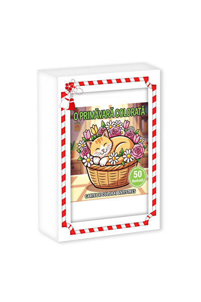 Legendary Gifts Martisor de colorat, format A6 in cutie, model: O primavara c...