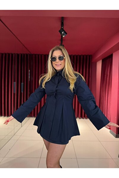 Serpirella Butik Bluză cu volan cu mâneci tip pens