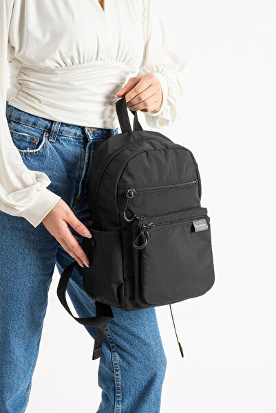 İMAKS Small Size Lightweight Water Resistant Parachute Fabric Multi-Pocket Ca...