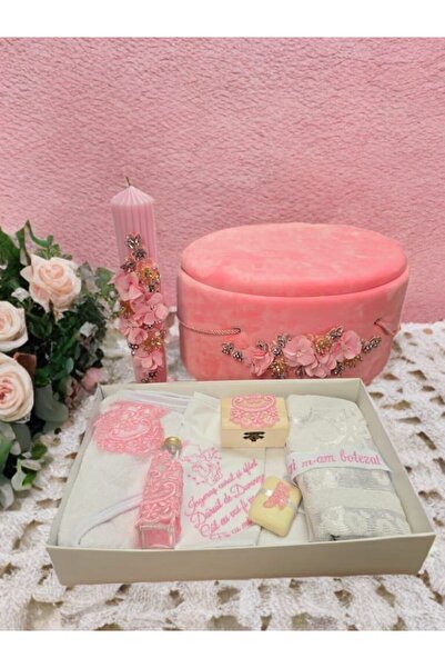 Inovius Trusou Botez cu 8 Piese + Cutie Catifea + Lumanare - TB902