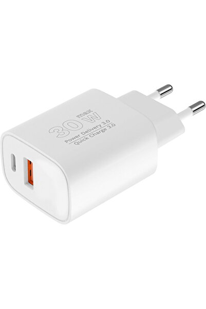 Kruger&Matz KM0855 PD 3.0 USB,USB Type-C 30W Alb