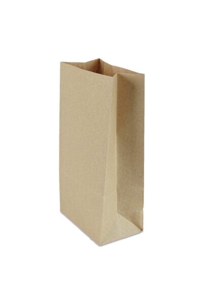 AMBALAJCİBURADA Kahverengi Kare Dipli Kraft Kese Kağıdı 50 Adet 15x29x8 cm