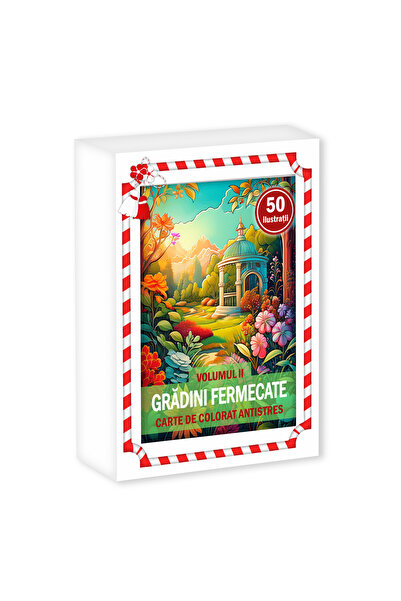 Legendary Gifts Martisor de colorat, format A6 in cutie, model: Gradini de Pr...