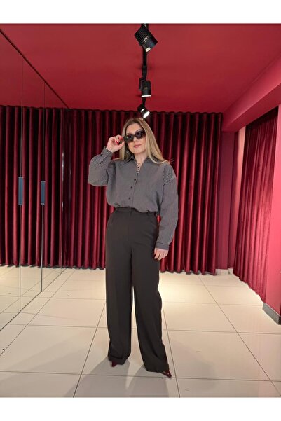 Serpirella Butik Pleated palazzo trousers