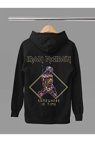 MAGORS سترة روك من القطن مطبوعة من IRON MAIDEN للموسم الجديد بأكمام طويلة مبط...