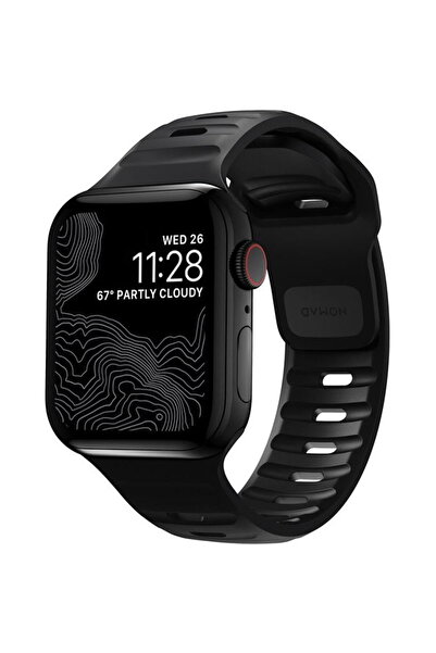 Nomad Sport Strap M/L, black - Apple Watch Ultra 2/1 (49mm) 9/8/7 (45mm)/6/SE...