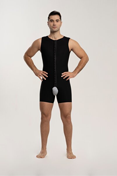 Lorien V811 ERKEK GÖĞÜS KAPALI KOLSUZ SHORT KORSE