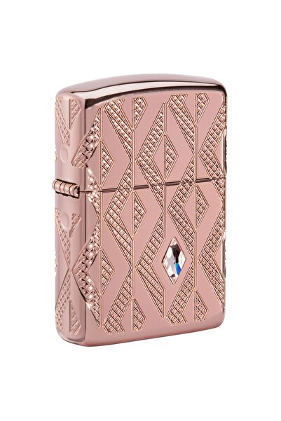 Zippo Çakmak 4 Taraflı Taşlı Geometric Diamond Pattern Design 49702-090567