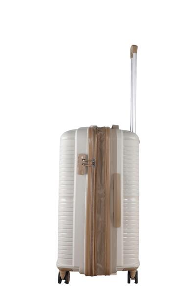 MÇS V379 AURA Y.ÜRETİM PP VALİZ 55 CM + 75 CM SİYAH SET