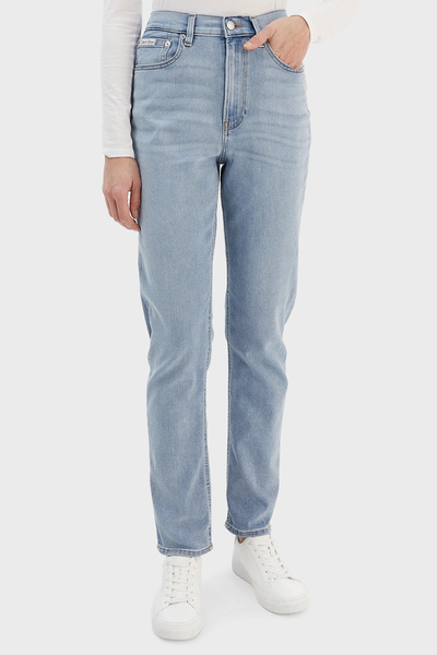 Calvin Klein Pamuklu Relaxed Fit Yüksek Bel Düz Paça Jeans LV047E618GVLJ KOT ...